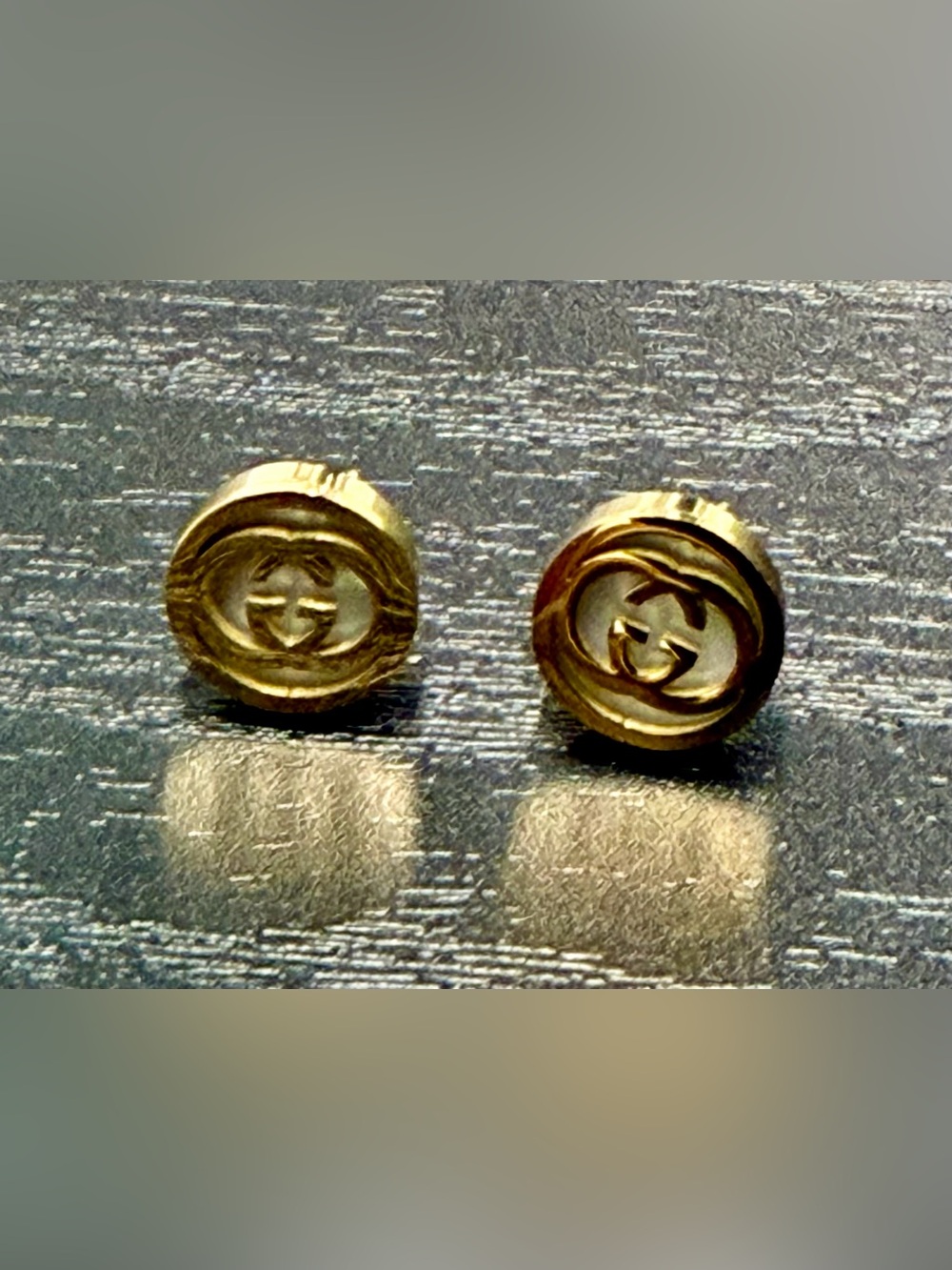Lettered Stud Style Earrings